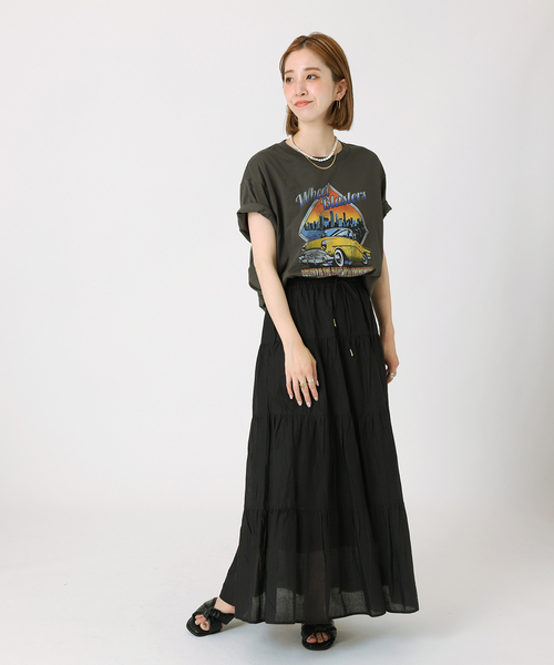 B.C STOCK(ベーセーストック)の「【GOOD ROCK SPEED/グッドロックスピード】 ROCK TEE(Tシャツ/カットソー・レディース・ブラック系その他/ブラック・FREE)」の11枚目の写真