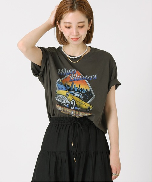 B.C STOCK(ベーセーストック)の「【GOOD ROCK SPEED/グッドロックスピード】 ROCK TEE(Tシャツ/カットソー・レディース・ブラック系その他/ブラック・FREE)」の3枚目の写真
