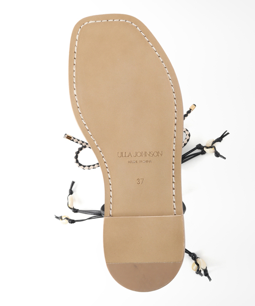 IENA(イエナ)の「【ULLA JOHNSON/ウラ ジョンソン】Hanalei Seashellサンダル(サンダル・レディース・ブラック・37/36)」の7枚目の写真