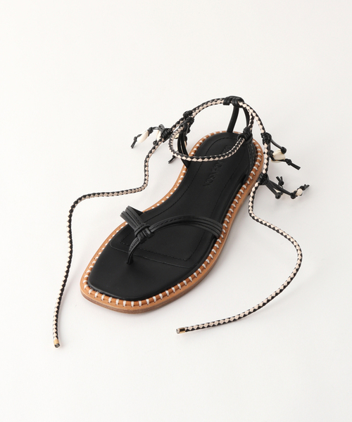 IENA(イエナ)の「【ULLA JOHNSON/ウラ ジョンソン】Hanalei Seashellサンダル(サンダル・レディース・ブラック・37/36)」の12枚目の写真