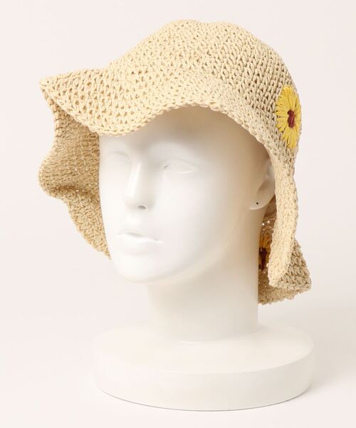 aimoha（アイモハ）の「夏編みハット（ハット・レディース・ベージュ系その他/ベージュ系その他2/ベージュ系その他3/ベージュ系その他4・MEDIUM）」の6枚目の写真
