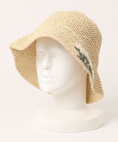 aimoha（アイモハ）の「夏編みハット（ハット・レディース・ベージュ系その他/ベージュ系その他2/ベージュ系その他3/ベージュ系その他4・MEDIUM）」の7枚目の写真