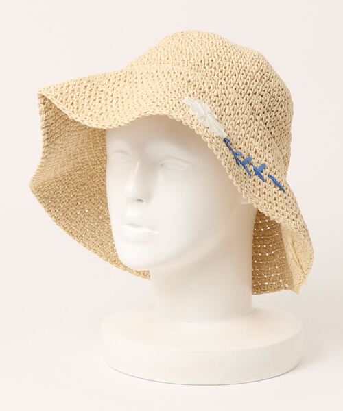 aimoha（アイモハ）の「夏編みハット（ハット・レディース・ベージュ系その他/ベージュ系その他2/ベージュ系その他3/ベージュ系その他4・MEDIUM）」の8枚目の写真
