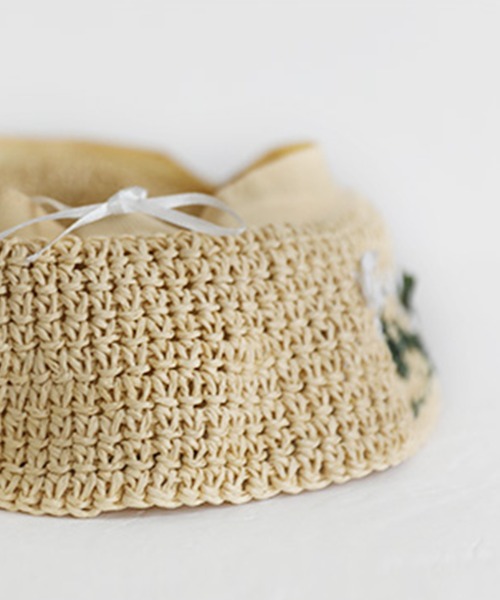 aimoha（アイモハ）の「夏編みハット（ハット・レディース・ベージュ系その他/ベージュ系その他2/ベージュ系その他3/ベージュ系その他4・MEDIUM）」の11枚目の写真