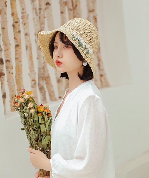 aimoha（アイモハ）の「夏編みハット（ハット・レディース・ベージュ系その他/ベージュ系その他2/ベージュ系その他3/ベージュ系その他4・MEDIUM）」の22枚目の写真