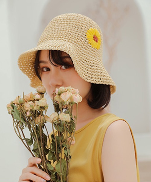 aimoha（アイモハ）の「夏編みハット（ハット・レディース・ベージュ系その他/ベージュ系その他2/ベージュ系その他3/ベージュ系その他4・MEDIUM）」の21枚目の写真