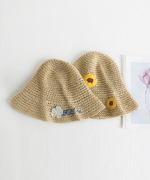 aimoha（アイモハ）の「夏編みハット（ハット・レディース・ベージュ系その他/ベージュ系その他2/ベージュ系その他3/ベージュ系その他4・MEDIUM）」の15枚目の写真