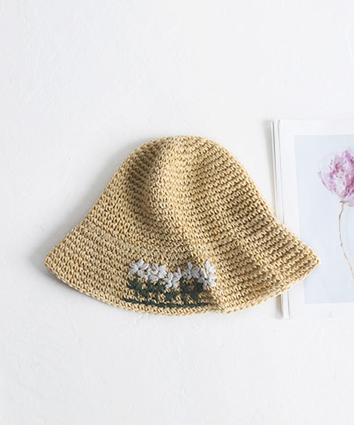 aimoha（アイモハ）の「夏編みハット（ハット・レディース・ベージュ系その他/ベージュ系その他2/ベージュ系その他3/ベージュ系その他4・MEDIUM）」の14枚目の写真