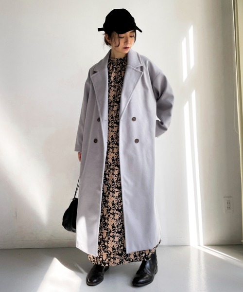 feepur（フェピュール）の「スタンドカラークラシカルフラワーワンピース（ワンピース・レディース・オフホワイト/ブラック/ブラウン・MEDIUM）」の22枚目の写真