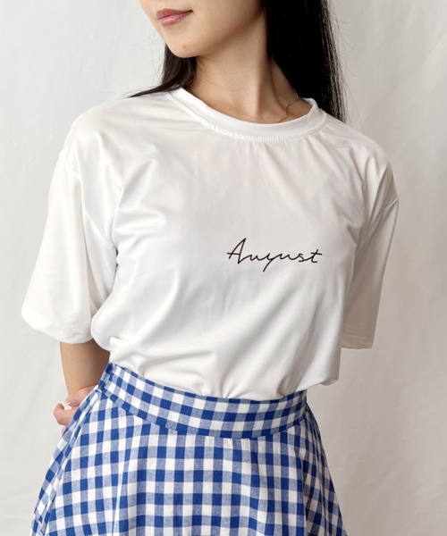 H.Warren（エイチウォーレン）の「レタリングプリントT（Tシャツ/カットソー・レディース・ホワイト/ブラック/ネイビー/チャコールグレー・FREE）」の17枚目の写真