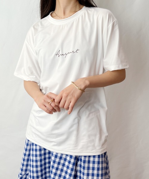 H.Warren（エイチウォーレン）の「レタリングプリントT（Tシャツ/カットソー・レディース・ホワイト/ブラック/ネイビー/チャコールグレー・FREE）」の15枚目の写真