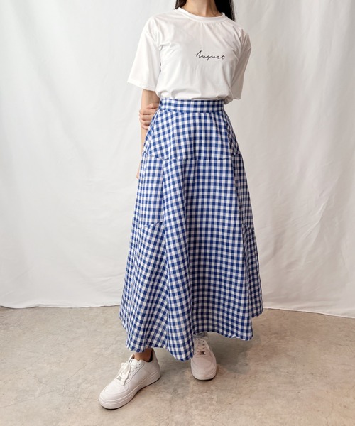 H.Warren（エイチウォーレン）の「レタリングプリントT（Tシャツ/カットソー・レディース・ホワイト/ブラック/ネイビー/チャコールグレー・FREE）」の19枚目の写真