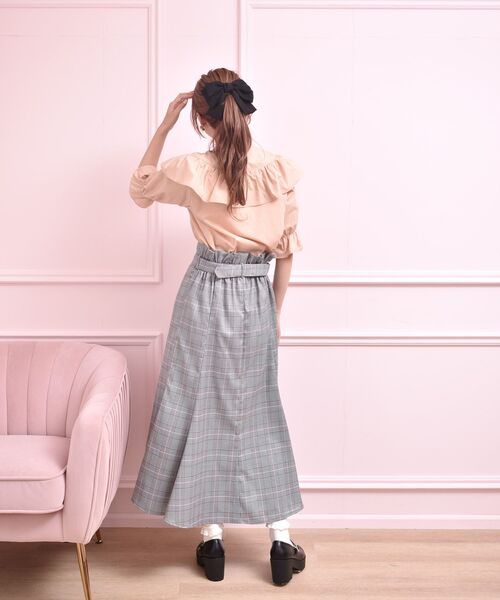 ems excite（エムズエキサイト）の「フリルBL（シャツ/ブラウス・レディース・ホワイト/ピンク/ブルー・FREE）」の15枚目の写真