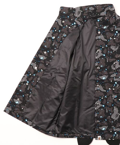 A BATHING APE(アベイシングエイプ)の「SPACE CAMO SHARK M-65 M(ミリタリージャケット・メンズ・ホワイト/ブラック・MEDIUM/LARGE/X-LARGE)」の7枚目の写真