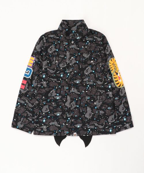 A BATHING APE(アベイシングエイプ)の「SPACE CAMO SHARK M-65 M(ミリタリージャケット・メンズ・ホワイト/ブラック・MEDIUM/LARGE/X-LARGE)」の17枚目の写真