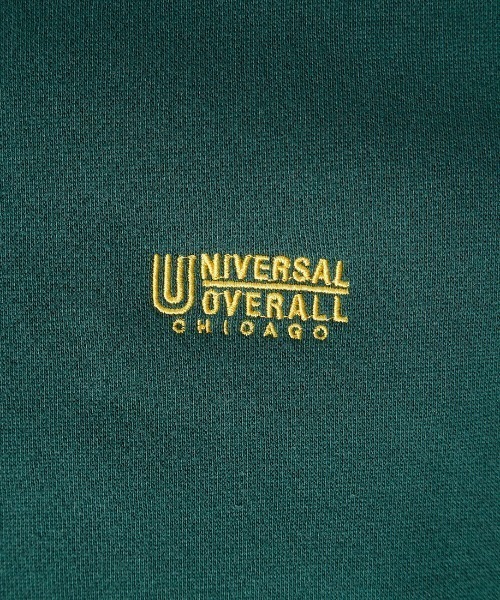 UNIVERSAL OVERALL（ユニバーサルオーバーオール）の「[UNIVERSAL OVERALL/ユニバーサルオーバーオール] 別注 ワンポイント刺繍 ラグランスリーブスウェット（スウェット・レディース・ブラック/グレー/ダークグリーン/ブルー/オレンジ・F）」の21枚目の写真
