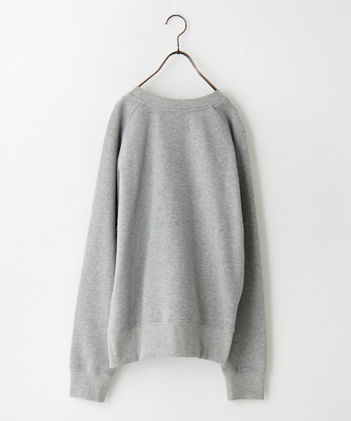 UNIVERSAL OVERALL（ユニバーサルオーバーオール）の「[UNIVERSAL OVERALL/ユニバーサルオーバーオール] 別注 ワンポイント刺繍 ラグランスリーブスウェット（スウェット・レディース・ブラック/グレー/ダークグリーン/ブルー/オレンジ・F）」の12枚目の写真