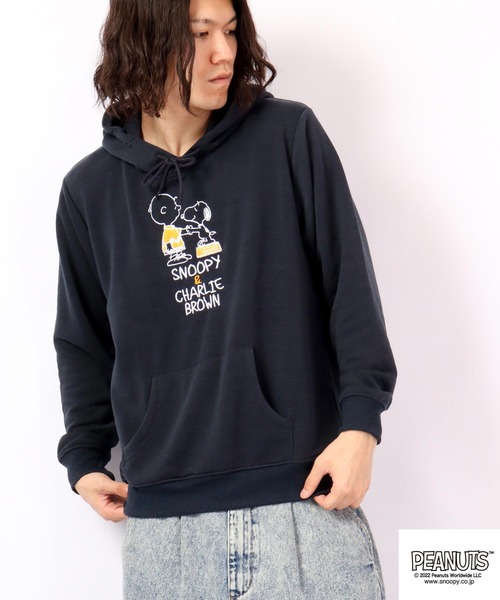 セール】PEANUTS スヌーピー 裏毛 スウェットプルパーカー（パーカー
