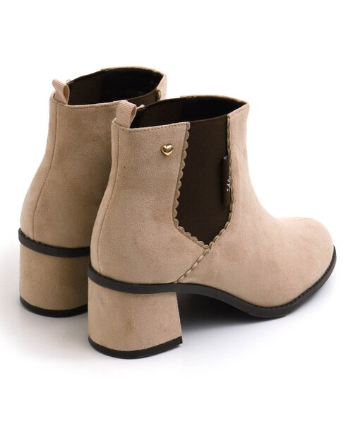 algy（アルジー）の「サイドゴアショートブーツ（ブーツ・キッズ・マルチ/ベージュ・22/23/21/24/20）」の4枚目の写真