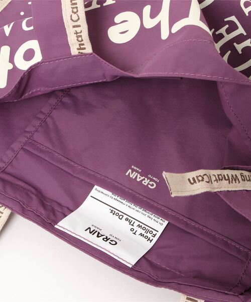 CIAOPANIC(チャオパニック)の「【GRAIN/グレイン】Follow The Dots L (フォロー ザ ドッツ L)(トートバッグ・レディース・ホワイト/レッド/ベージュ/パープル/イエロー・FREE)」の20枚目の写真