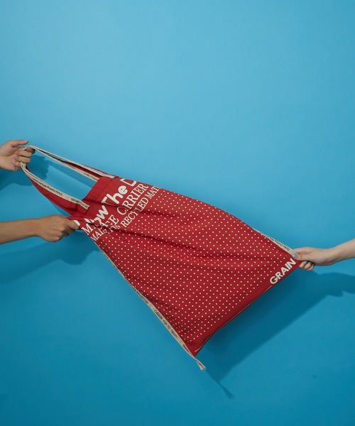 CIAOPANIC(チャオパニック)の「【GRAIN/グレイン】Follow The Dots L (フォロー ザ ドッツ L)(トートバッグ・レディース・ホワイト/レッド/ベージュ/パープル/イエロー・FREE)」の13枚目の写真