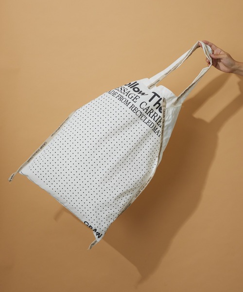 CIAOPANIC(チャオパニック)の「【GRAIN/グレイン】Follow The Dots L (フォロー ザ ドッツ L)(トートバッグ・レディース・ホワイト/レッド/ベージュ/パープル/イエロー・FREE)」の7枚目の写真
