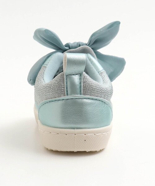 apres les cours（アプレレクール）の「リボンスニーカー（スニーカー・キッズ・ピンク/ミント・15 /18/17/19/14/16）」の7枚目の写真