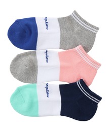 Champion（チャンピオン）の「【Champion/チャンピオン】レディース 【3足組】スニーカーインソックス切換【ハーフパイル】（ソックス/靴下・レディース）」