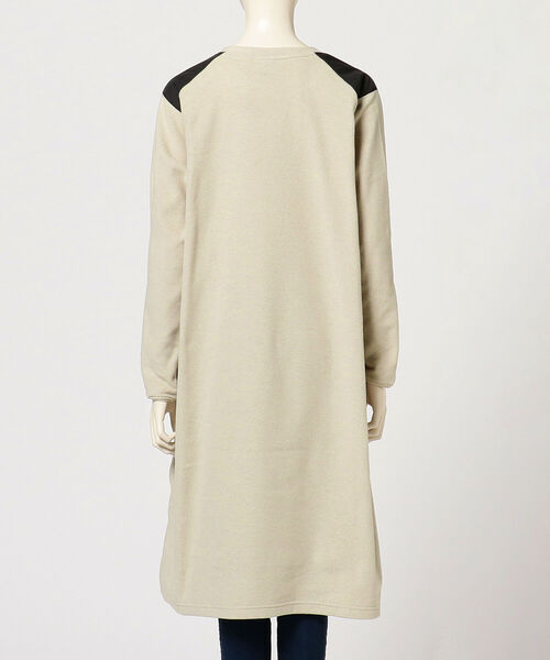 merrier BEAMS（メリアビームス）の「THE NORTH FACE / マタニティ マイクロフリース ワンピース 22（産前～産後対応）（ワンピース・レディース・オフホワイト/ブラック・SM/LXL）」の8枚目の写真