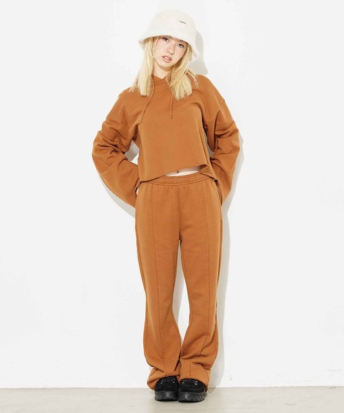 X-girl(エックスガール)の「FEATHER YARN HAT(ハット・レディース・ホワイト/ブラック/ピンク・ONE SIZE)」の13枚目の写真