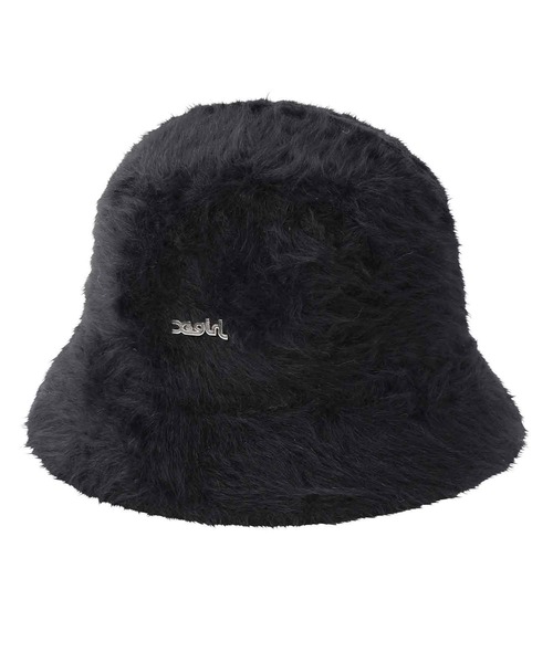 X-girl(エックスガール)の「FEATHER YARN HAT(ハット・レディース・ホワイト/ブラック/ピンク・ONE SIZE)」の20枚目の写真