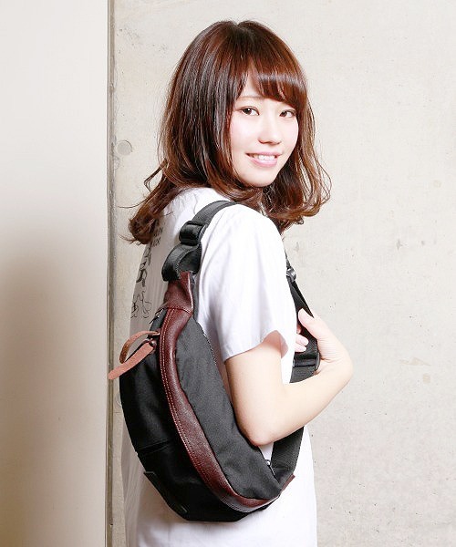 Butler Verner Sails（バトラーヴァーナーセイルス）の「Butler Verner Sails バトラーバーナーセイルズ / Cordura nylon genuine leather attached hip bag コーデュラナイロン本革付属ヒップバッグ / JA-1225-22（ショルダーバッグ・メンズ・ブラック/ブラウン/ベージュ・FREE）」の22枚目の写真