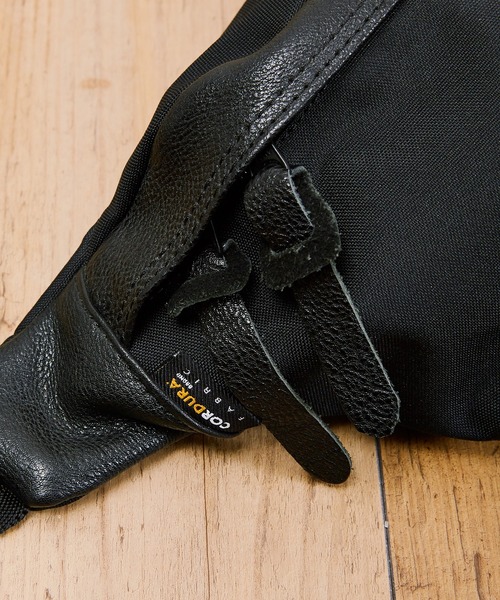Butler Verner Sails（バトラーヴァーナーセイルス）の「Butler Verner Sails バトラーバーナーセイルズ / Cordura nylon genuine leather attached hip bag コーデュラナイロン本革付属ヒップバッグ / JA-1225-22（ショルダーバッグ・メンズ・ブラック/ブラウン/ベージュ・FREE）」の12枚目の写真