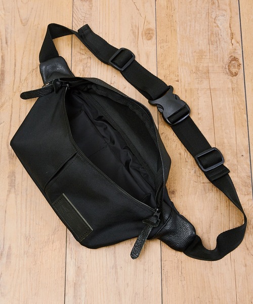 Butler Verner Sails（バトラーヴァーナーセイルス）の「Butler Verner Sails バトラーバーナーセイルズ / Cordura nylon genuine leather attached hip bag コーデュラナイロン本革付属ヒップバッグ / JA-1225-22（ショルダーバッグ・メンズ・ブラック/ブラウン/ベージュ・FREE）」の14枚目の写真