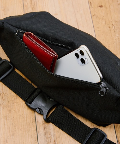 Butler Verner Sails（バトラーヴァーナーセイルス）の「Butler Verner Sails バトラーバーナーセイルズ / Cordura nylon genuine leather attached hip bag コーデュラナイロン本革付属ヒップバッグ / JA-1225-22（ショルダーバッグ・メンズ・ブラック/ブラウン/ベージュ・FREE）」の18枚目の写真