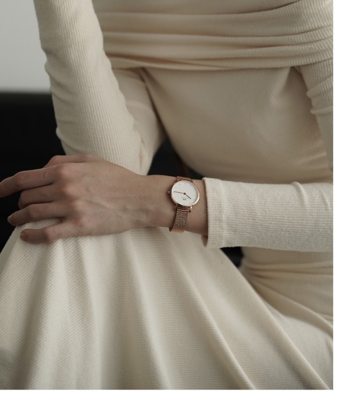 Daniel Wellington(ダニエルウェリントン)の「PETITE LUMINE 28mm(アナログ腕時計・レディース・ホワイト×イエロー/ホワイト×シルバー/ホワイト×ゴールド・28mm)」の15枚目の写真