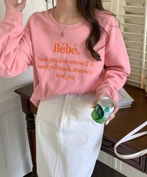 Bebeパステル配色トレーナー
