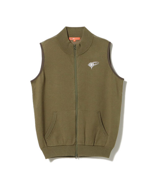 BEAMS GOLF ORANGE LABEL クルーネック ニットベスト レディス