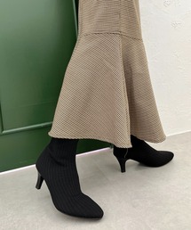 ORiental TRaffic | ■2022秋冬新作■ポインテッドトゥリブニットブーツ/21427(ブーツ)