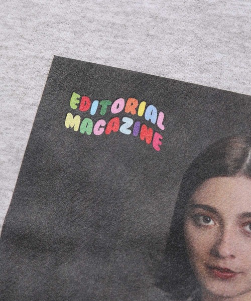 bonjour records（ボンジュールレコーズ）の「【Editorial Magazine】Amalia Art Sweat（スウェット・メンズ・ホワイト・M/L/S）」の8枚目の写真
