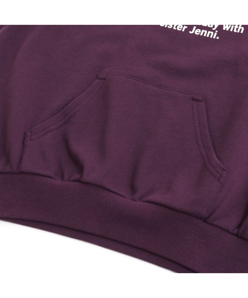 SISTAR Jenni【シスター ジェニィ】ロング丈　トレーナー　ロゴ　キッズ SISTER JENNI（SISTER JENNI）の「ハーフZIPロゴロング丈トレーナー