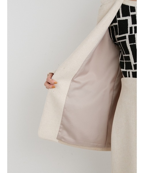 LILY BROWN（リリーブラウン）の「オーバーシングルジャケット（テーラードジャケット・レディース・グレー/チェック/ライトベージュ・FREE）」の15枚目の写真