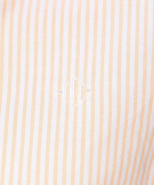 coen（コーエン）の「ストライプライトオックスフォードシャツ（シャツ/ブラウス・レディース・ネイビー/イエロー/ケリー/ピンク・LARGE/SMALL/MEDIUM）」の10枚目の写真