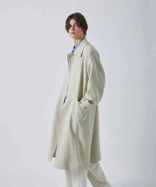 CITY TOKYO（シティトウキョウ）の「【洗える/撥水】タイロッケンバルマーカンコート（ステンカラーコート・メンズ・カーキ/ブラック/ベージュ・1/2/3）」の20枚目の写真