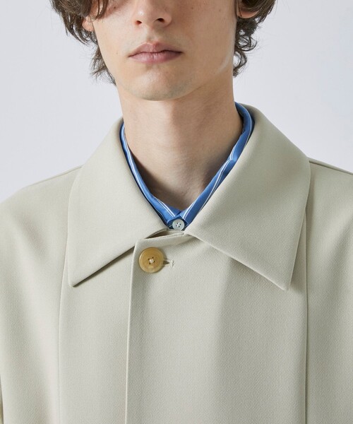 CITY TOKYO（シティトウキョウ）の「【洗える/撥水】タイロッケンバルマーカンコート（ステンカラーコート・メンズ・カーキ/ブラック/ベージュ・1/2/3）」の15枚目の写真