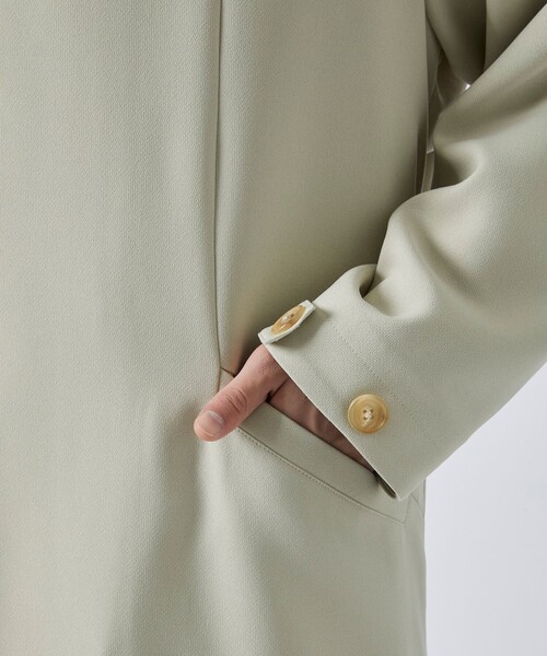 CITY TOKYO（シティトウキョウ）の「【洗える/撥水】タイロッケンバルマーカンコート（ステンカラーコート・メンズ・カーキ/ブラック/ベージュ・1/2/3）」の21枚目の写真