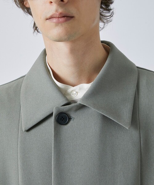 CITY TOKYO（シティトウキョウ）の「【洗える/撥水】タイロッケンバルマーカンコート（ステンカラーコート・メンズ・カーキ/ブラック/ベージュ・1/2/3）」の7枚目の写真