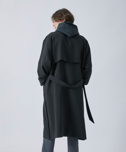 CITY TOKYO（シティトウキョウ）の「【洗える/撥水】タイロッケンバルマーカンコート（ステンカラーコート・メンズ・カーキ/ブラック/ベージュ・1/2/3）」の12枚目の写真