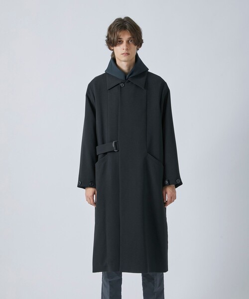 CITY TOKYO（シティトウキョウ）の「【洗える/撥水】タイロッケンバルマーカンコート（ステンカラーコート・メンズ・カーキ/ブラック/ベージュ・1/2/3）」の18枚目の写真