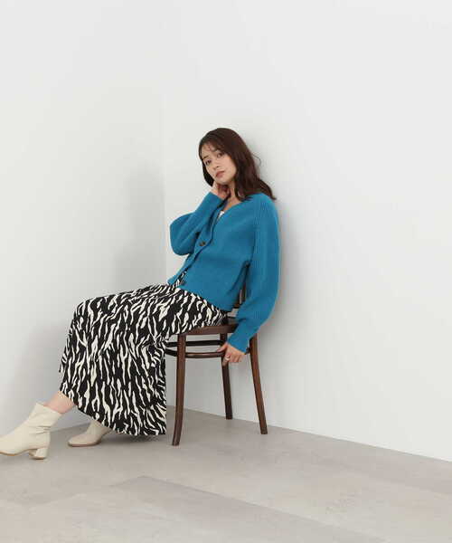 N.（N. Natural Beauty Basic）（エヌエヌナチュラルビューティーベーシック）の「アートプリントスカート（スカート・レディース・ホワイト系その他/ブラック系その他/ブラウン系その他・MEDIUM）」の22枚目の写真